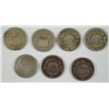 Image 1 : (7) THREE CENT NICKELS (66, 67, 68, 69, 70, 72, 74)