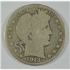 Image 1 : 1913 BARBER HALF DOLLAR G/VG