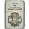 Image 1 : 1884-O MORGAN DOLLAR NGC MS-64