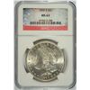 Image 1 : 1890-S MORGAN DOLLAR NGC MS-63