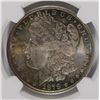 Image 2 : 1878 7TF REVERSE OF 79 MORGAN SILVER DOLLAR, NGC MS-65  BEAUTIFUL COLORS!