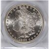Image 2 : 1883-CC MORGAN SILVER DOLLAR, PCGS MS-65+ BLAST WHITE, GORGEOUS COIN!