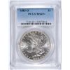 Image 1 : 1883-O MORGAN SILVER DOLLAR, PCGS MS-65+ BLAST WHITE!!