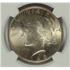 Image 2 : 1925 PEACE SILVER DOLLAR, NGC MS-66