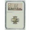 Image 1 : 1953-S ROOSEVELT DIME, NGC MS-66 FULL TORCH