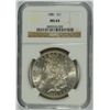 Image 1 : 1881 MORGAN SILVER DOLLAR, NGC MS-64  NICE COIN