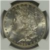 Image 2 : 1881 MORGAN SILVER DOLLAR, NGC MS-64  NICE COIN
