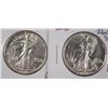 Image 1 : 1941-D & 1942 WALKING LIBERTY HALF DOLLARS AU