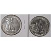 Image 2 : 1941-D & 1942 WALKING LIBERTY HALF DOLLARS AU