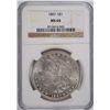 Image 1 : 1887 MORGAN DOLLAR NGC MS-64