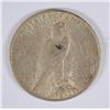 Image 2 : 1927-D PEACE SILVER DOLLAR, XF/AU