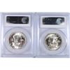 Image 2 : LOT OF ( 2 ) FRANKLIN HALF DOLLAR: 1954-D, PCGS MS-63 & 1960 PCGS MS-64