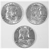 Image 1 : 1952-D, 1953 AND 1953-D FRANKLIN HALF DOLLARS ALL CHOICE BU