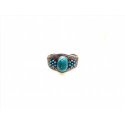 Sterling Silver .925 Turquoise Cuff Bangle