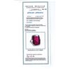 Image 3 : ONE CENTER CUSHION CUT RUBELLITE TOURMALINE TW 15.26CTS