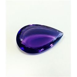 Amethyst Pear 90.29ct  or over - AAA quality