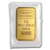 Image 1 : 5 gram Statue of Liberty Credit Suisse Gold Bar .9999 Fine