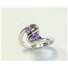 Image 1 : Sterling Silver .925  Amethyst Ring 5.19g