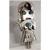 Image 1 : Navajo Silver Kachina Ring by O. Manygoats, Sz 8.5