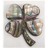 Image 1 : Antique Mexican Sterling Four Leaf Clover Pin