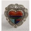 Image 2 : Quoc Turquoise Co. Silver Channel Inlay Ring, S7.5