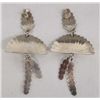 Image 3 : Navajo Sterling Mother of Pearl Earrings