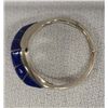 Image 2 : Zuni Sterling Channel Inlay Lapis Ring, Size 7.5