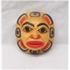 Image 1 : Northwest Coast Carved Wooden Miniature Moon Mask