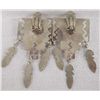 Image 2 : Navajo Silver Lapis Clip-On Earrings