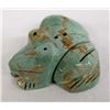 Image 2 : Zuni Hand Carved Turquoise Frog