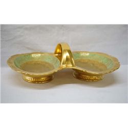 Antique 1902 Gold Gilt Bavarian Candy Dish