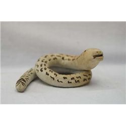 Acoma Traditional Pottery Folk Art Rattle Snake