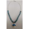 Image 1 : Santo Domingo Turquoise Inlay Shell Necklace