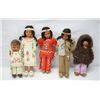 Image 2 : Collection of 5 Vintage Native American Dolls