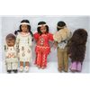 Image 3 : Collection of 5 Vintage Native American Dolls