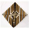 Image 2 : 1950 Traditional Natural Dye Banded Pattern Rug