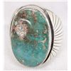 Image 1 : Navajo Sterling Turquoise Ring, Size 12.5 by Largo