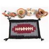 Image 1 : Native American Pueblo Pottery and Mini Weaving