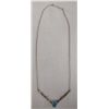 Image 1 : Navajo Sterling Turquoise Necklace by Margie Chee