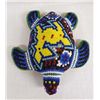 Image 2 : Huichol Indian Beaded Ceramic Turtle