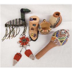 Collection of Pueblo Pottery and Beadwork