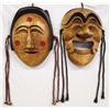 Image 1 : Pair Korean Hahoe Masks