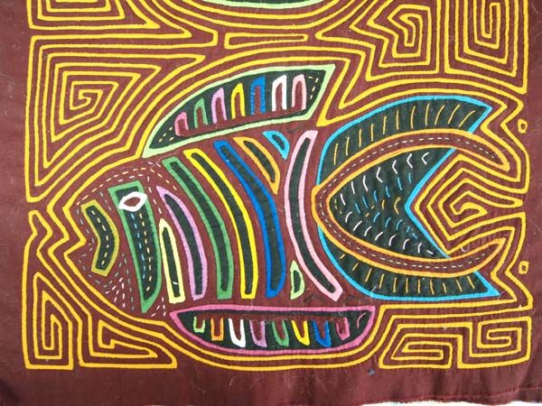 San Blas Island Vintage Double Fish Mola