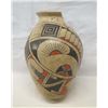 Image 2 : Mata Ortiz Geometric Marbleized Clay Jar by Villa