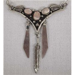 Navajo Pink Mother of Pearl Necklace