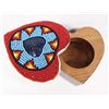 Image 2 : Hand Beaded Wooden Heart Box by Kills Thunder