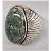 Navajo Silver Manassa Turquoise Ring by Largo, S12