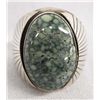 Image 2 : Navajo Silver Manassa Turquoise Ring by Largo, S12