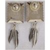 Image 2 : Quoc Turquoise Sterling Stone to Stone Earrings