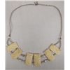 Image 1 : Custom Made Sterling and Carved Bone Necklace